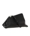 Attico Day Off Clutch Bag In Black