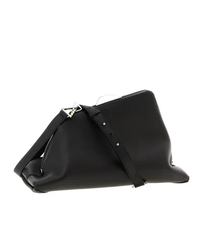 Attico Day Off Clutch Bag In Black