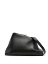 Attico Day Off Leather Shoulder Bag In ブラック