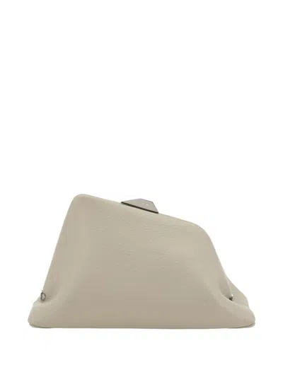 Attico Day Off Shoulder Bag In Neutrals
