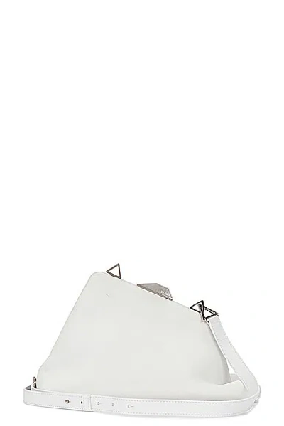 Attico The  Day Off Shoulder Bag In White