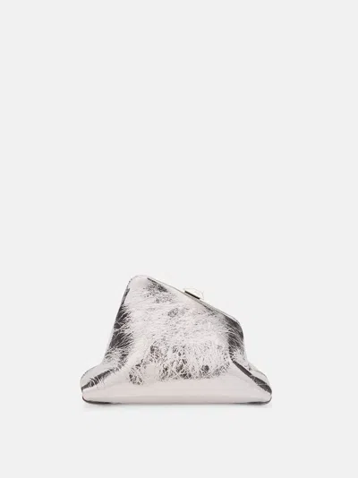 Attico ''day Off Small'' Silver Clutch
