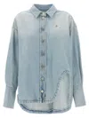 Attico Washed Denim Shirt