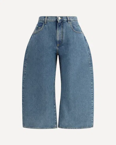 Attico Denim Jeans In Blue