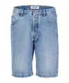Attico Denim Shorts With Belt Loops In Blue