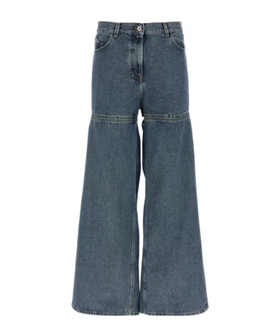ATTICO DENIM TROUSERS WITH BELT LOOPS