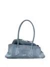 Attico Denim-effect Shoulder Bag In Pattern