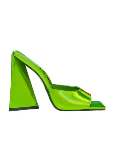 Attico Heels In Green