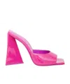 Attico Devon Sandals With Square Head And High Heels In Pink