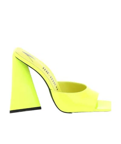 ATTICO THE ATTICO DEVON SLIP-ON SQUARE-TOE MULES