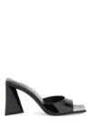 Attico Devon 85mm Patent-leather Mules In Black
