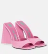 Attico Devon Patent Leather Mules In Pink