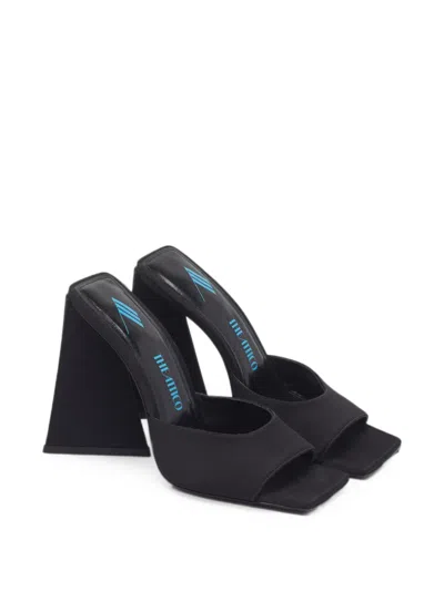 Pre-owned Attico Devon Sandals In Black