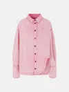 Attico Diana Shirt In Pink