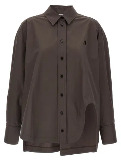 Attico Diana Shirt And Blouse Brown