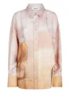 Attico Diana Shirt In Pink