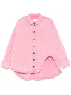 Attico Diana Shirt In Pink & Purple