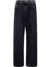 Attico Mat Coated Canvas Long Pants For Women