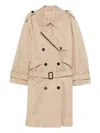 Attico Double-breasted Trench Coat