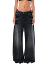 Attico Jeans In Black