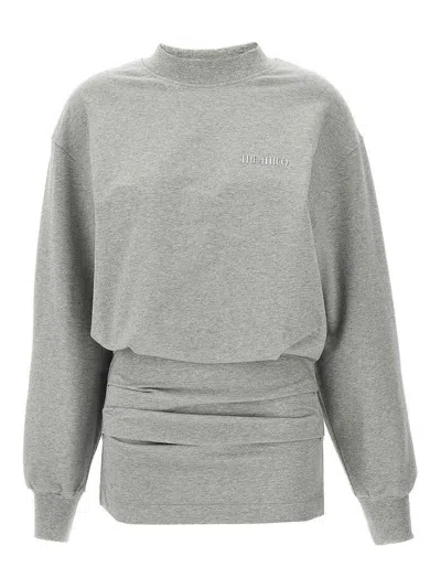 ATTICO DRAPED MINI DRESS