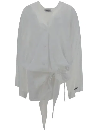 Attico Drapped-detailing Mini Dress