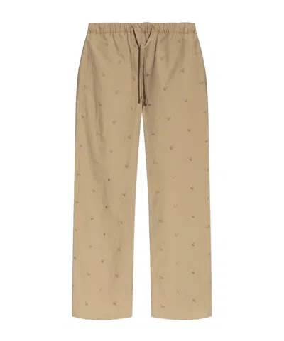 Attico Estate Meravigliosa Straight-leg Trousers In Neutral