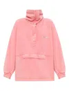 Attico Drawstring Cotton Jacket In Pink