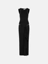 Attico Dress In Black Acetate Blend In Black