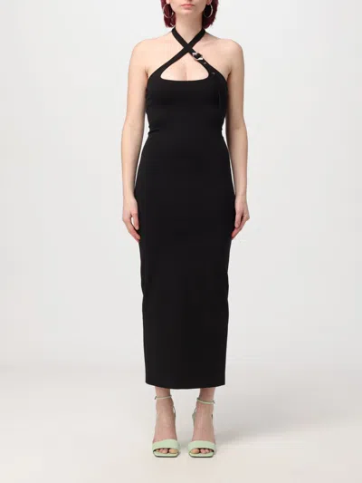 Attico Dress The  Woman Color Black In Black