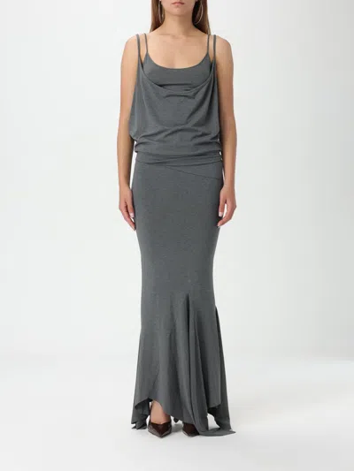 Attico Dress The  Woman Color Grey