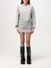 Attico Dress The  Woman Color Grey In Grau
