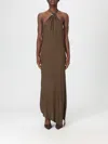 Attico Dress The  Woman Color Military In Brown