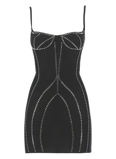 ATTICO DRESS WITH STRASS