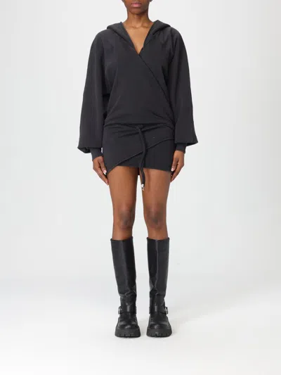 Attico Dress Woman The  In Black