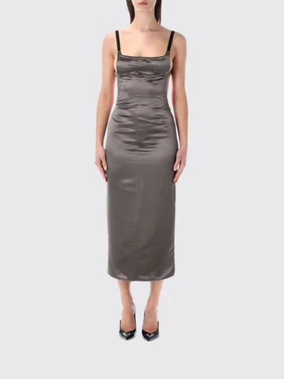 ATTICO THE ATTICO VISCOSE MIDI DRESS,I19327020