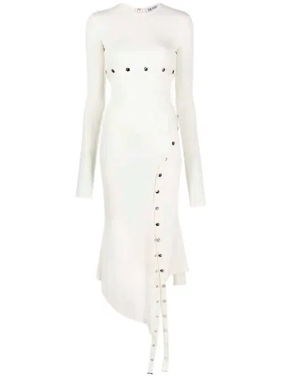 Attico Dresses In Beige