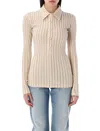 Attico Long-sleeved Polo Shirt