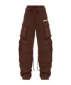 Attico Cargo Fern Pants In Brown