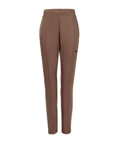 Attico Brown Logo Joggers