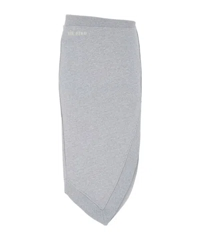 ATTICO THE ATTICO ASYMMETRIC MIDI SKIRT
