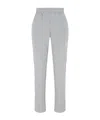 Attico Elastic Waist Sweatpants In Gray