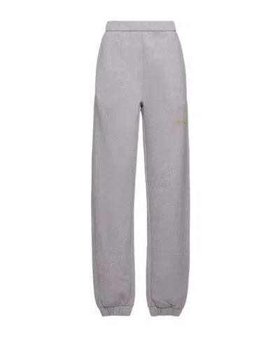 Attico Elastic Waist Sweatpants In Blue