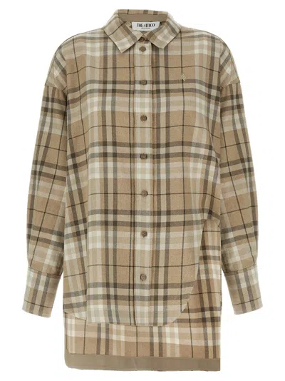 Attico Eliza Shirt In Beige