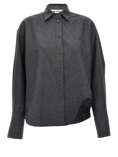 Attico Eliza' Shirt In Gray