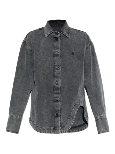 Attico Eliza Shirt In Gray
