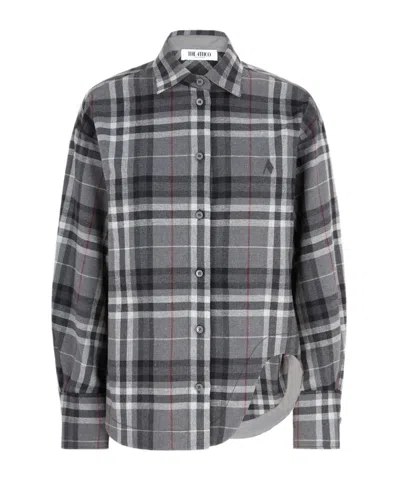Attico Eliza Shirt In Gray