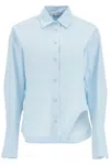 Attico Eliza Shirt With Shaped Slit