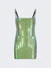 Attico Rue Sequin-embellishment Mini Dress In Multi