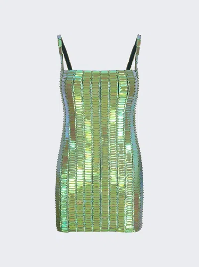 ATTICO EMBELLISHED RUE DRESS